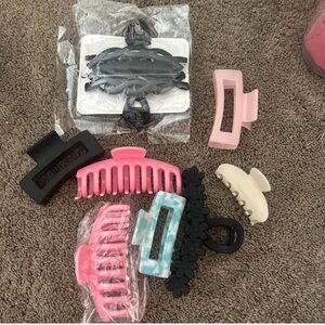 Set of Colorful Hair Clips